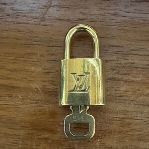 Louis Vuitton Gold Key Padlock